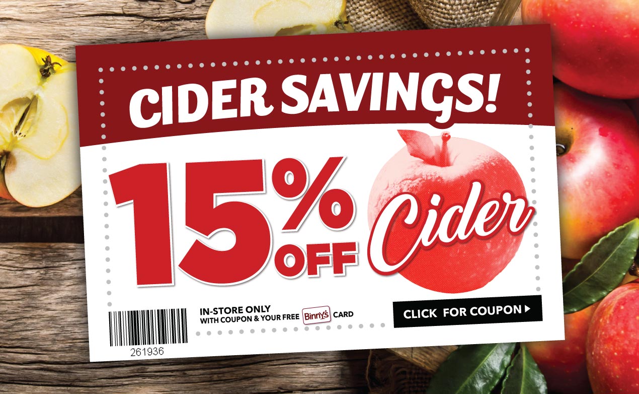 Binny's coupons