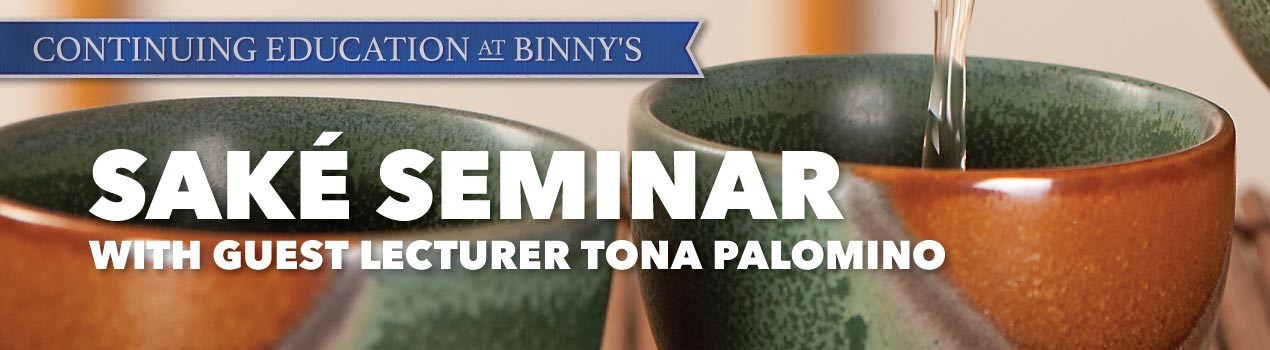 Sake Seminar with Tona Palomino