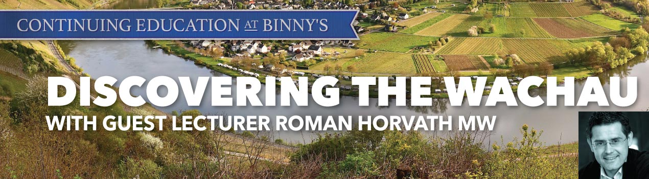 Discovering the Wachau with guest lecturer Roman Horvath MW